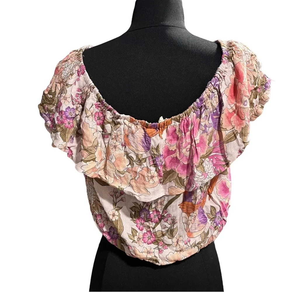 Spell & The Gypsy Blue Skies Off The Shoulder Top